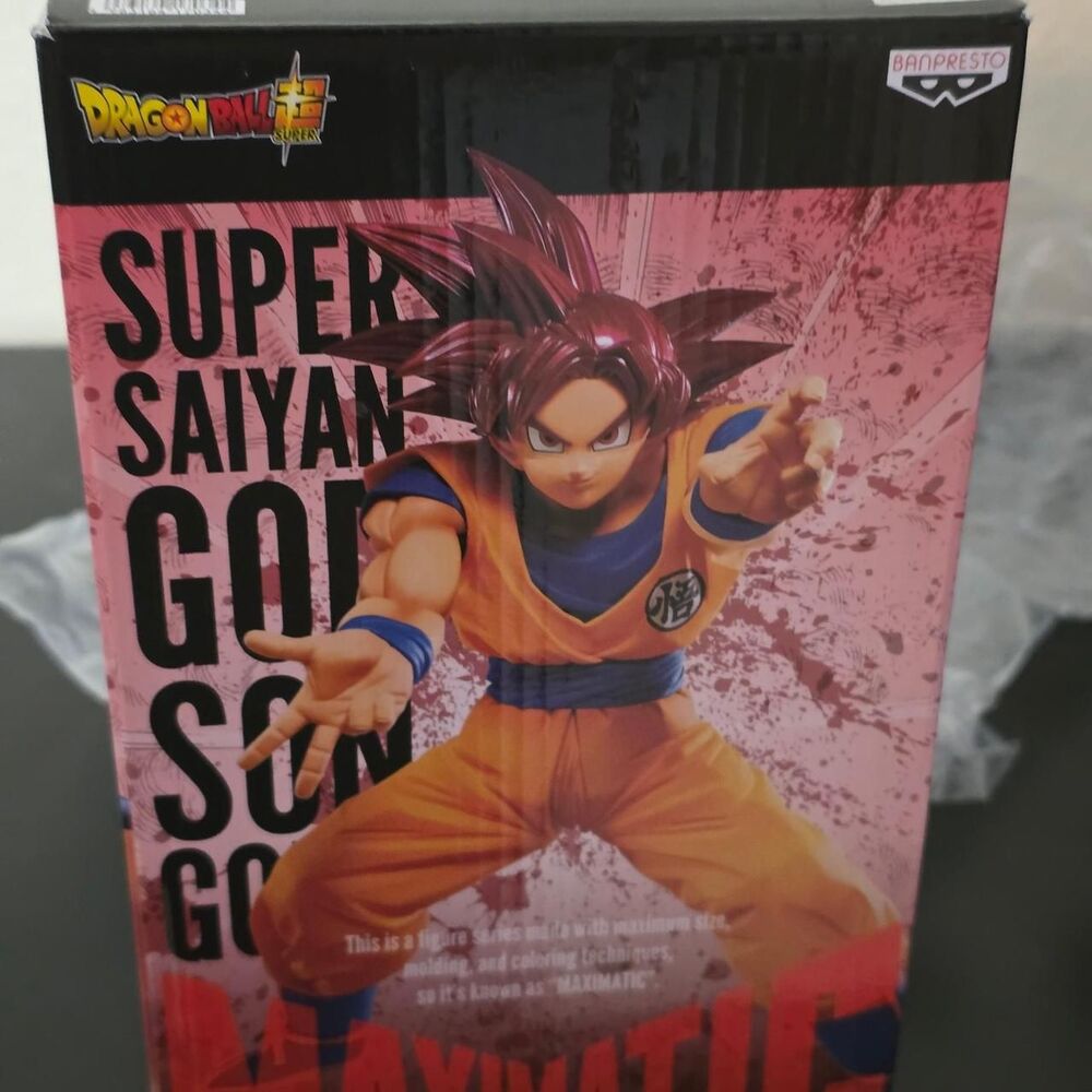 Banpresto Dragon Ball Super, Super Saiyan God Son Goku figure